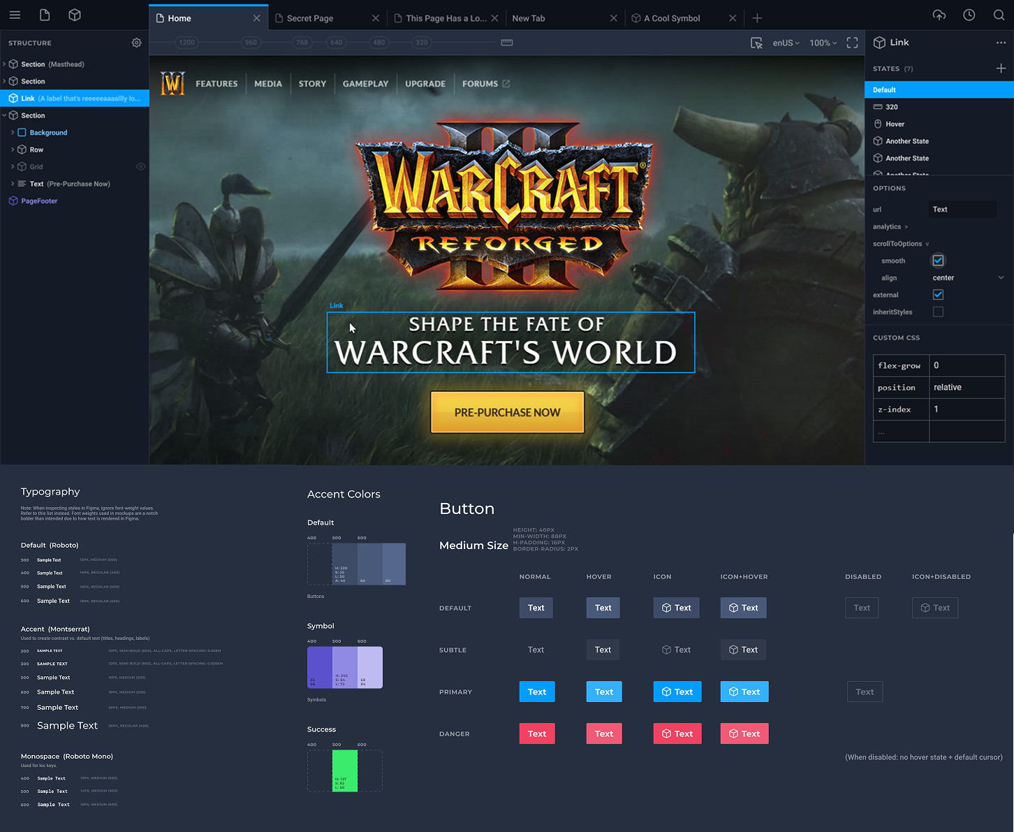 Blizzard internal builder tool