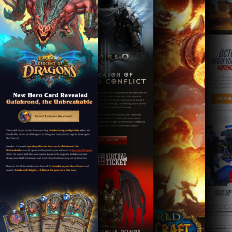 Blizzard Email Builder localization spread