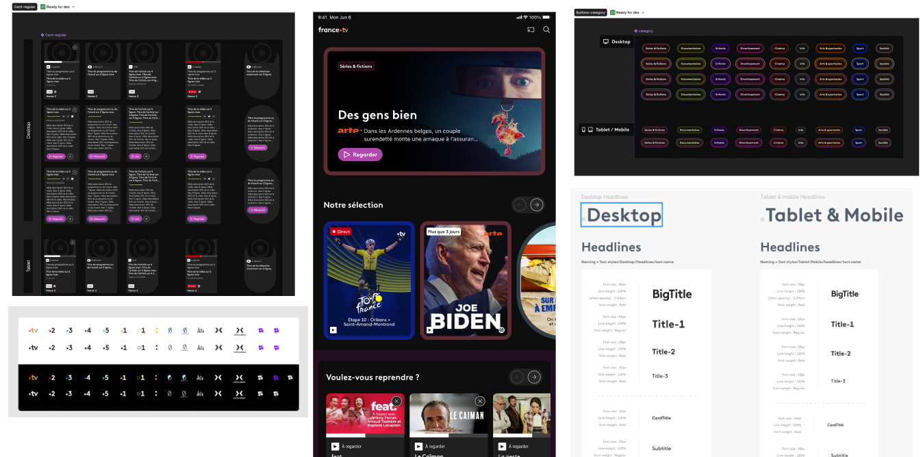 Design system structure and token architecture