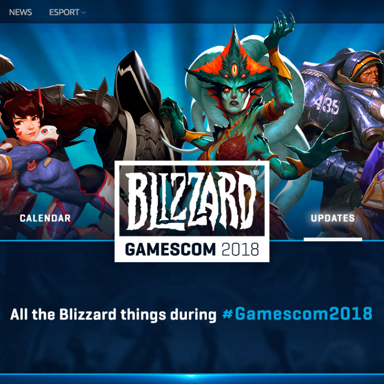 Blizzard Gamescom Digital UI